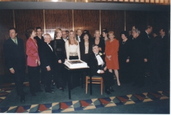 Guests backstage at MFAS Carnegie Hall Birthday Benefit