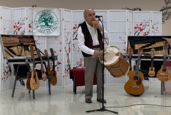 Pepe-Santana-Andean-folk-musician-recording-a-program-for-the-residents-of-Cranford-Senior-Housing-during-the-summer-of-2020
