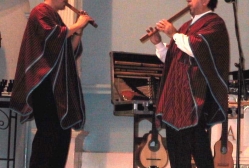 Pepe Santana and Rothman Teran perform at St. Augustine's Church in lower Manhattan as part of the Hope and Healing series following 9.11